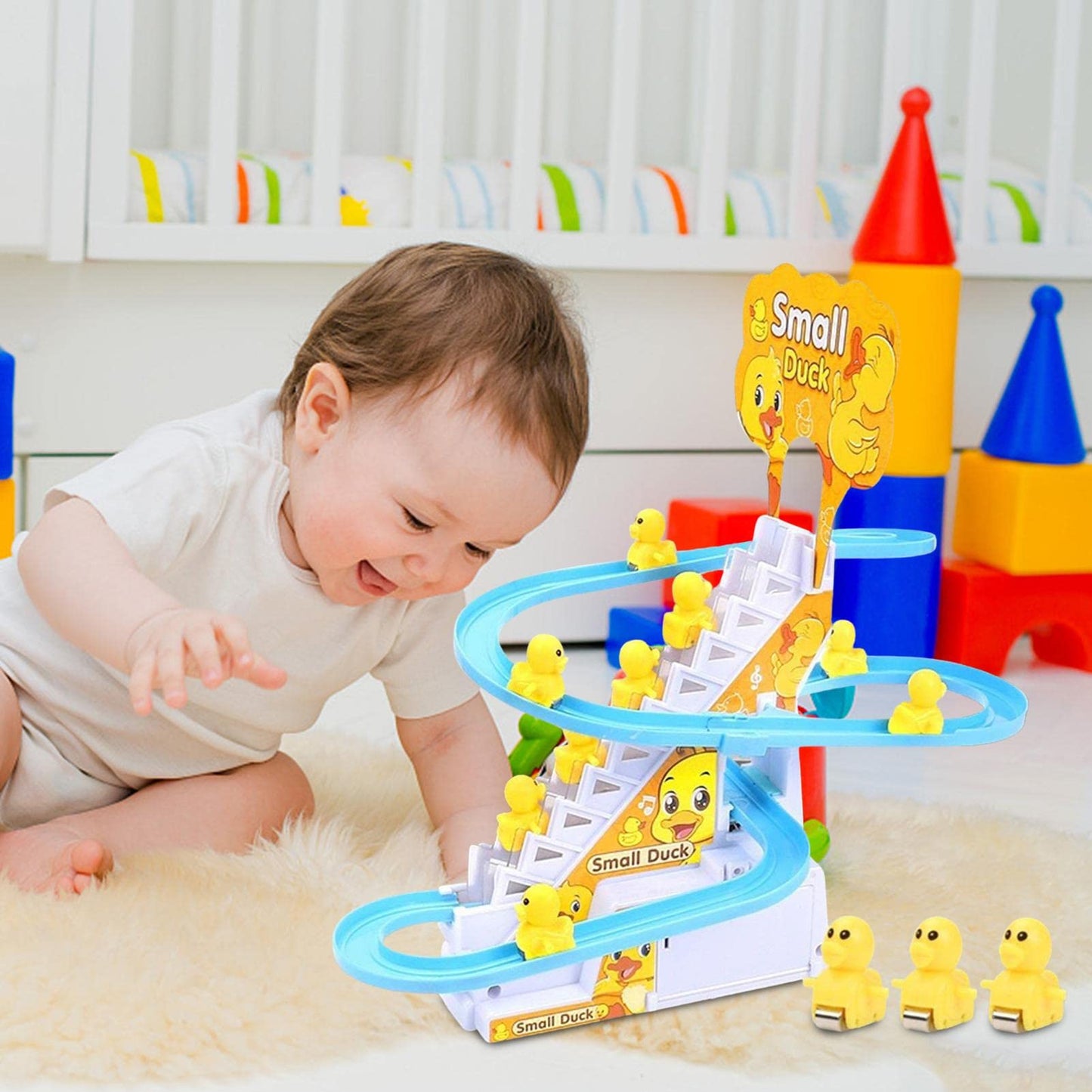 Little Duck Climbing Stair Toy