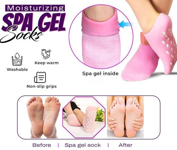 Silicon Gel Moisturizing Sock