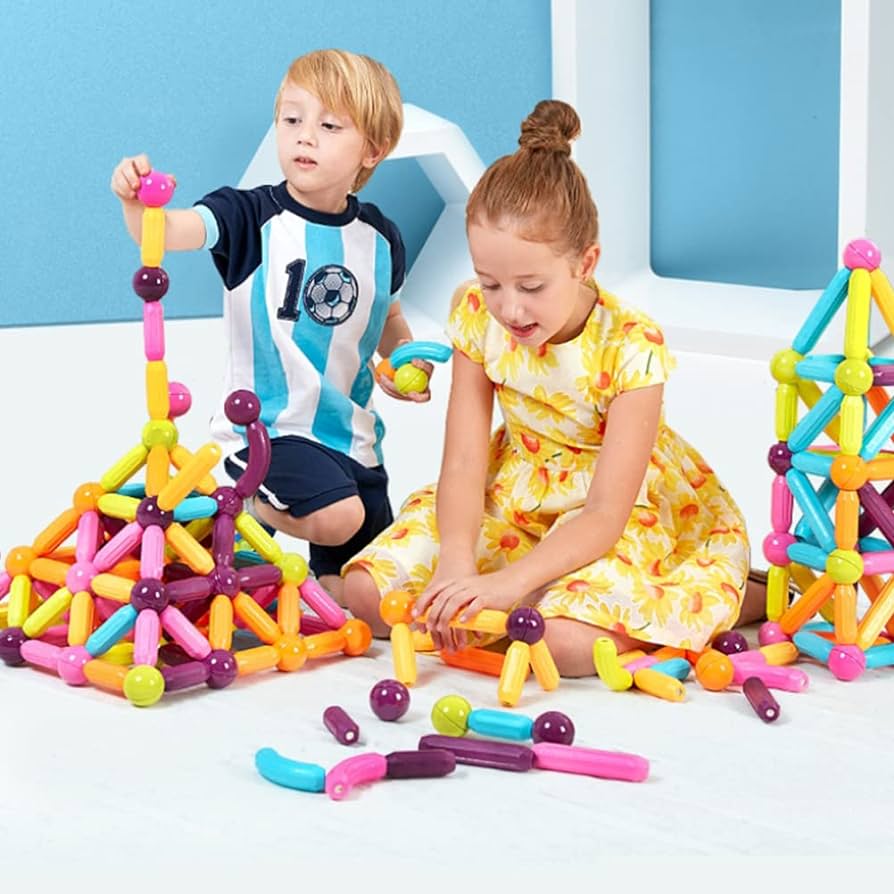 Magnetic Building Blocks For Kids Early Development Premium Quality