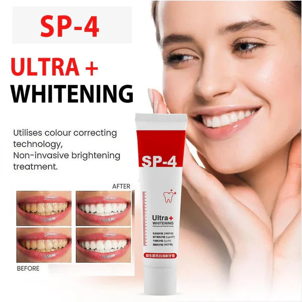 Intense teeth whitening toothpaste